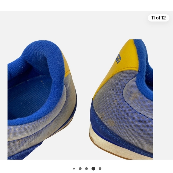 Starter Classic Men's Vintage Shoes Size 9.5 - Belgium 2517830 Blue Yellow - Picture 11 of 11